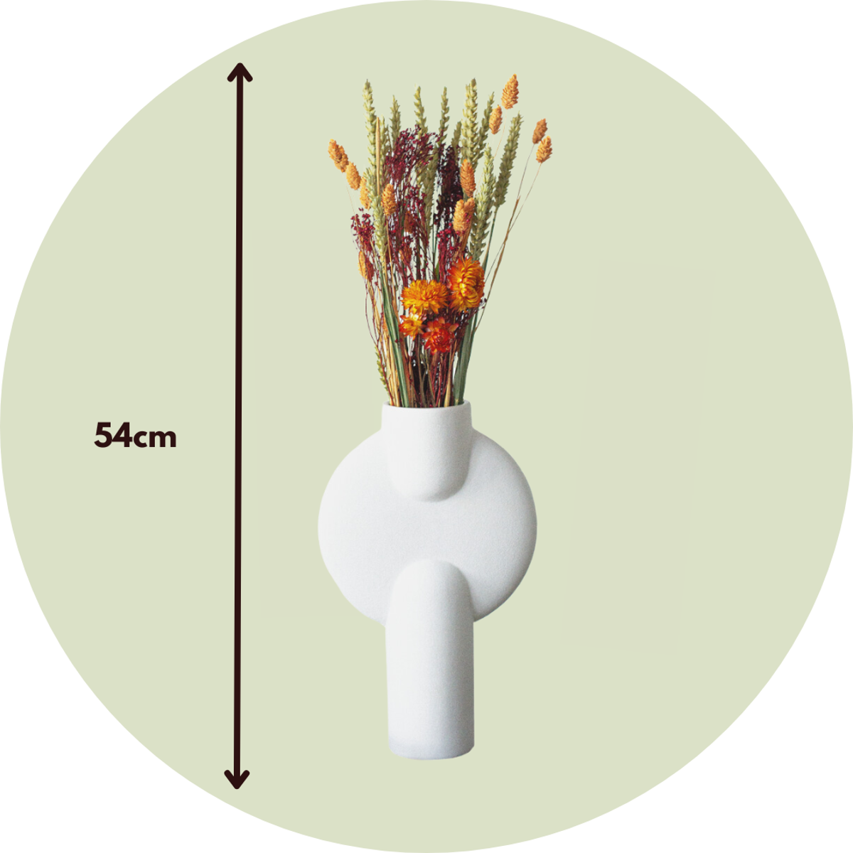 Dried Flowers Bukett Autumn's Delight - Torkade Blommor - Höjd 54 Cm