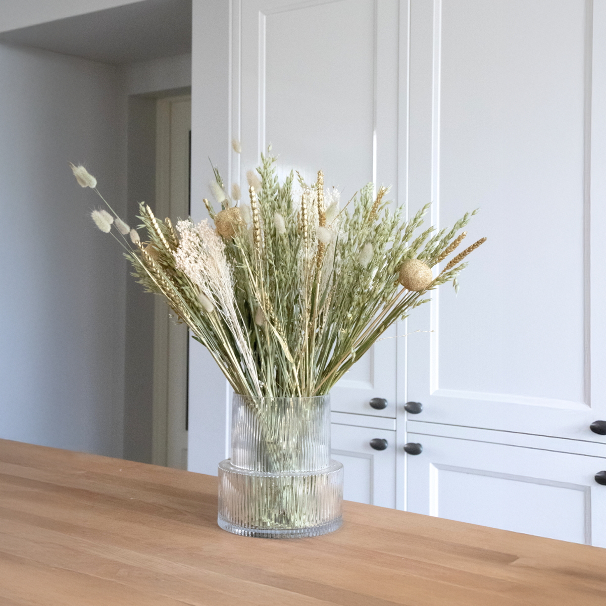 Dried Flowers Bukett 'Large Angel' - Torkade Blommor - Höjd 55Cm