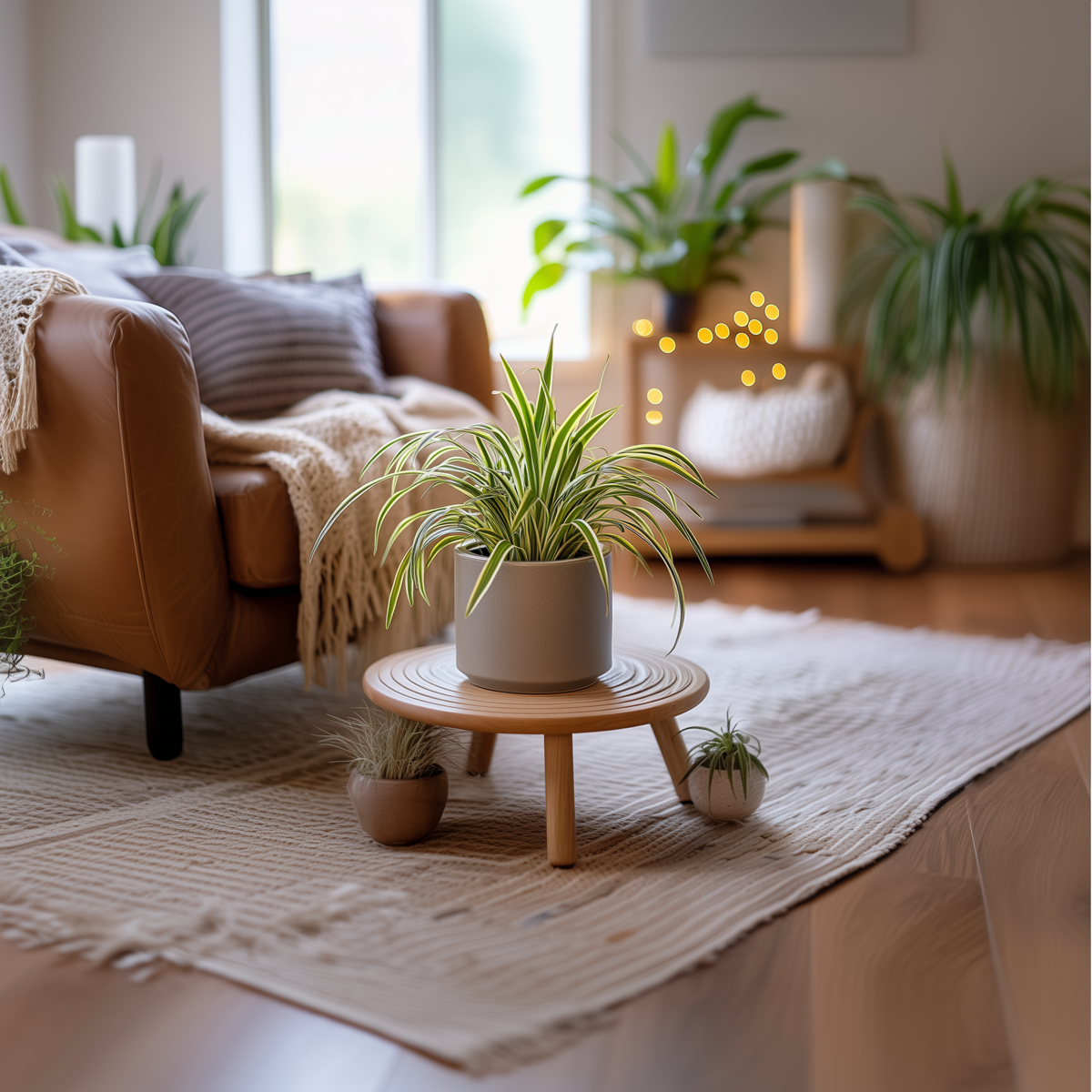 Other Green Houseplants Klorofytum - Chlorophytum Comosum 'Atlantic' - Höjd 25-40Cm - Pot 12Cm