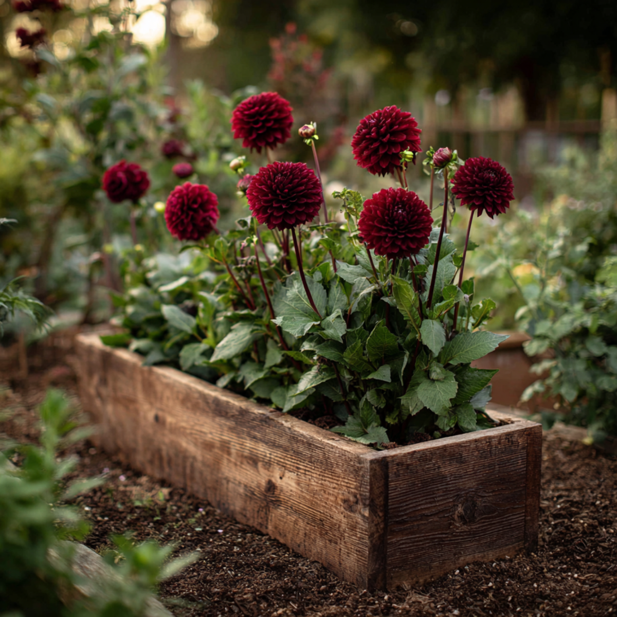 Dahlialökar - Set Om 3 - Dahlia 'Arabian Night' - Blomlökar - Röd