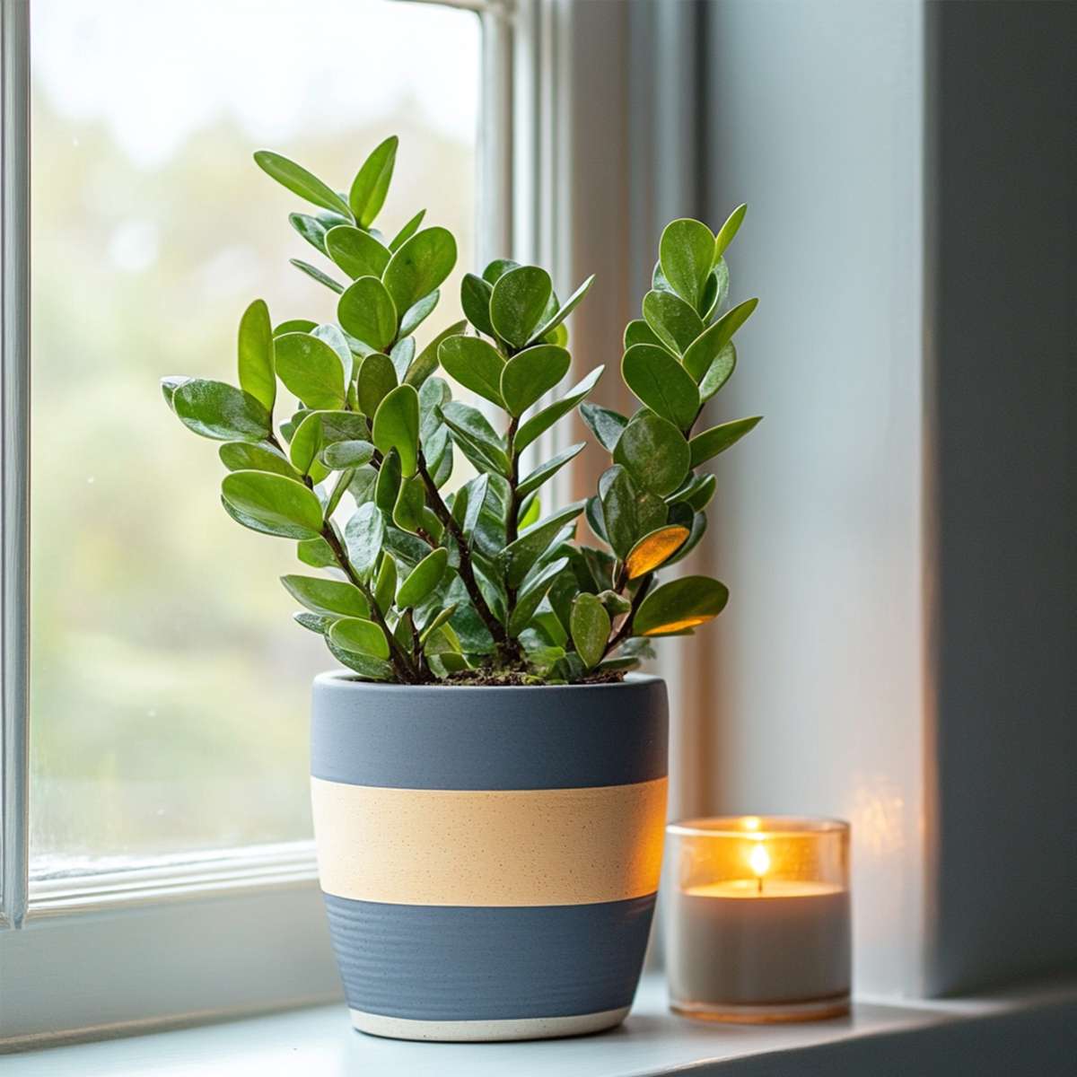 Other Green Houseplants Zamiakalla - Zamioculcas Zamiifolia - Höjd 55-65Cm - ⌀17Cm