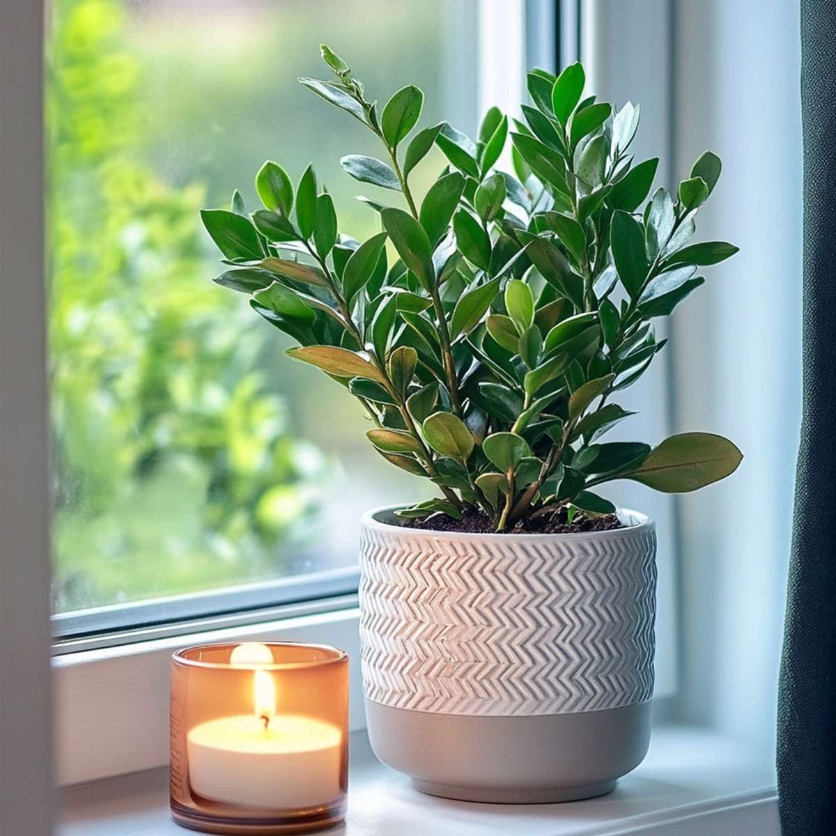 Other Green Houseplants Zamiakalla - Zamioculcas Zamiifolia - Höjd 55-65Cm - ⌀17Cm