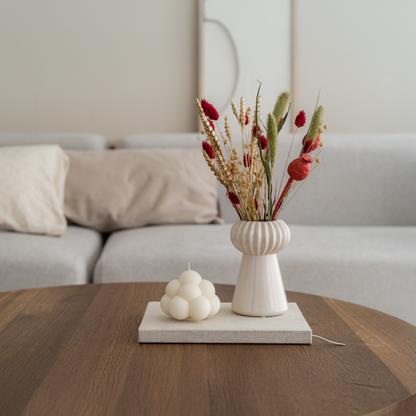 Dried Flowers Bukett 'Vinter Glamour Blommar' - Torkade Blommor - Höjd 35 Cm