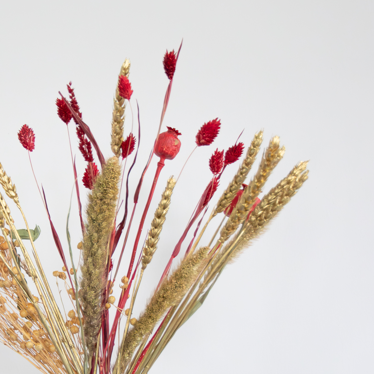 Dried Flowers Bukett 'Vinter Glamour Blommar' - Torkade Blommor - Höjd 35 Cm