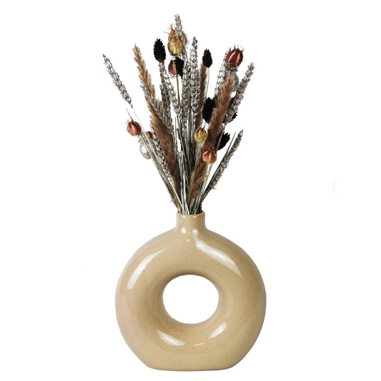 Dried Flowers Bordsbukett 'Rudolph' - Bukett Torkade Blommor - Höjd 35 Cm