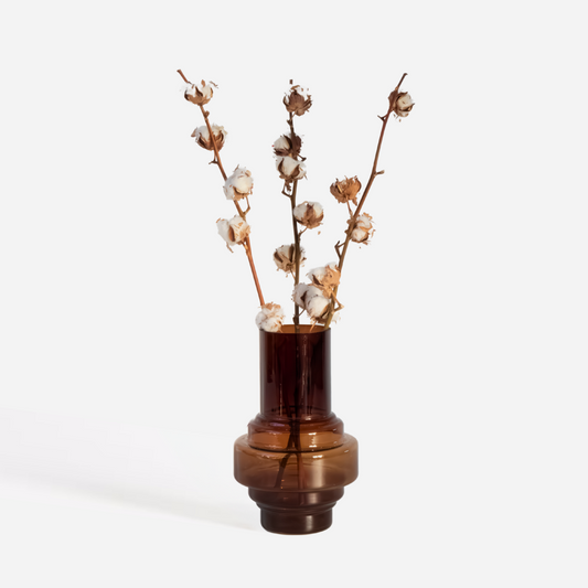 Florastore Torrblommor - Cotton Branch - Bomull - Set Om 3 Grenar - Höjd 40 -60 Cm