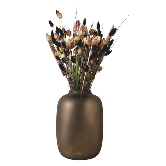 Florastore Bukett 'X-Mas' - Bukett Torkade Blommor - Brun / Champagnefärgad - Höjd 50 Cm