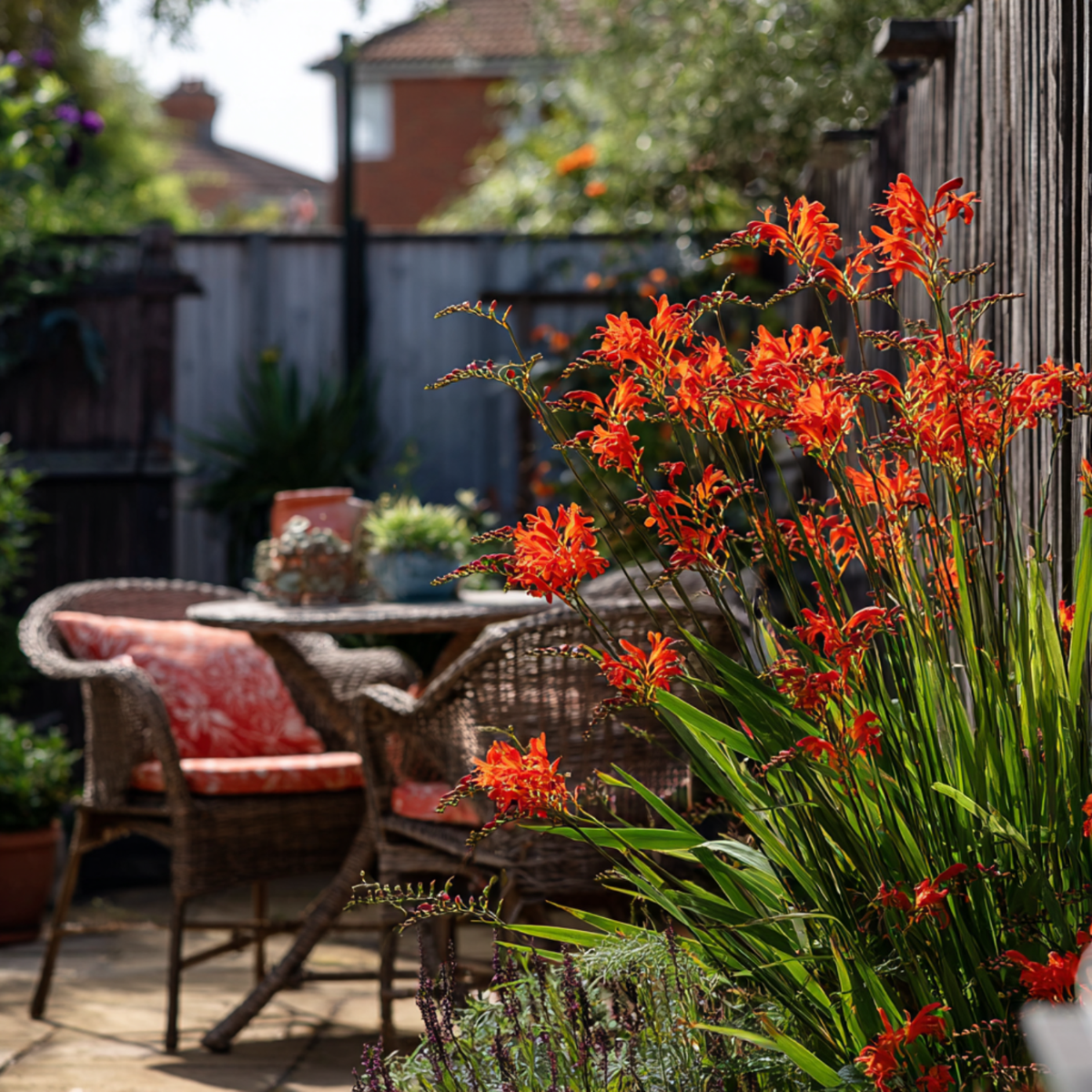 Other Types Of Flower Bulbs Montbretia - Set Om 50 - Crocosmia Curtonus 'Lucifer' - Blomlökar - Röd