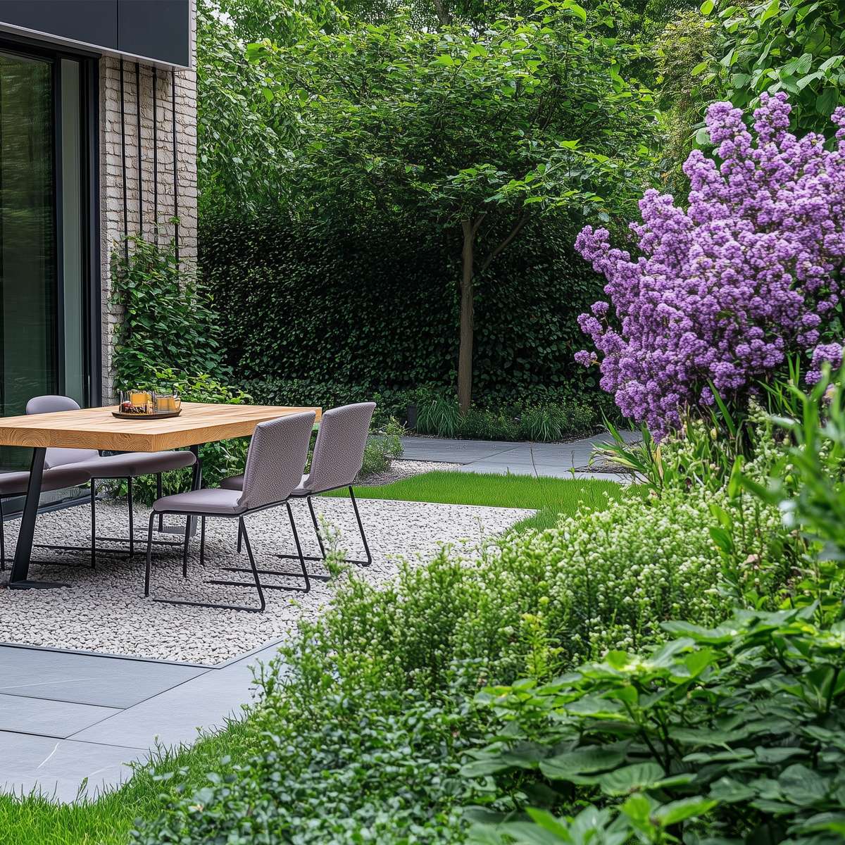 Lilac Syren - Set Om 2 - Syringa Vulgaris 'Ludwig Spath' - Höjd 25-40Cm - ⌀17Cm