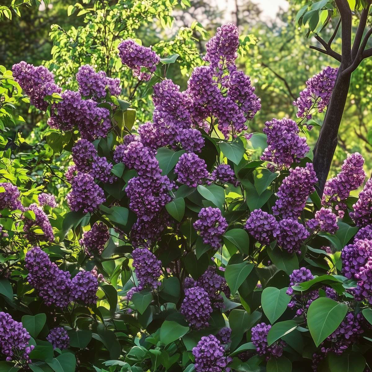 Lilac Syren - Set Om 2 - Syringa Vulgaris 'Ludwig Spath' - Höjd 25-40Cm - ⌀17Cm