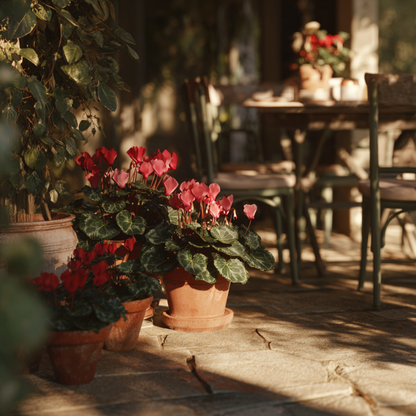 Out Of Category Garden Plants Persiskt Cyklamen - Set Om 6 - Cyclamen Persicum - Höjd 10-20Cm - ⌀9Cm