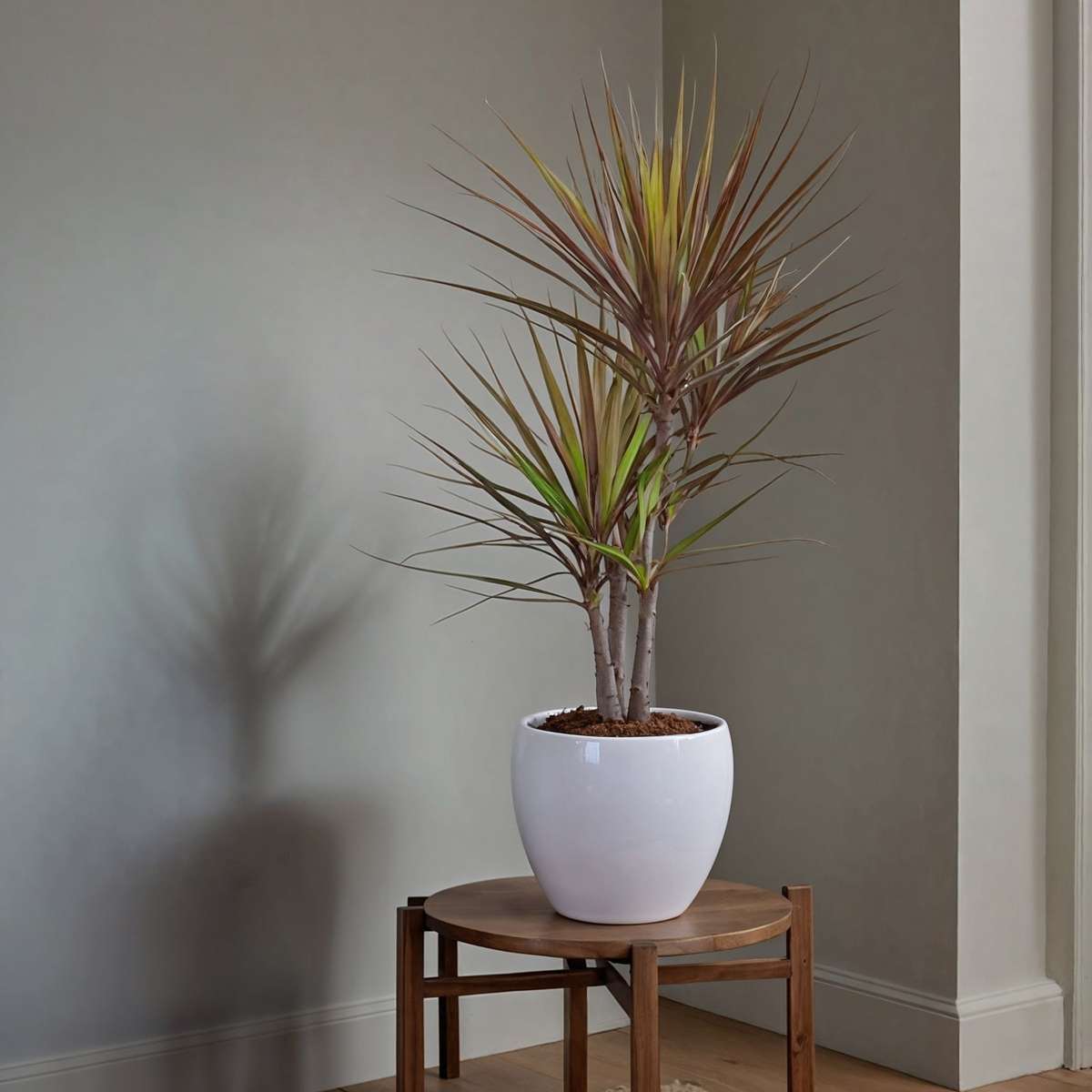Dracaena Banddracena - Dracaena Marginata 'Magenta' - Höjd 70-80Cm - ⌀17Cm