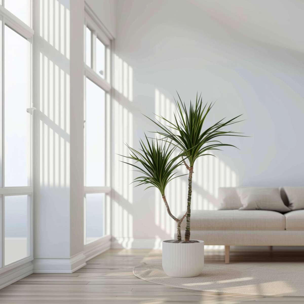 Dracaena Banddracena - Dracaena Marginata - Höjd 70-80Cm - ⌀17Cm