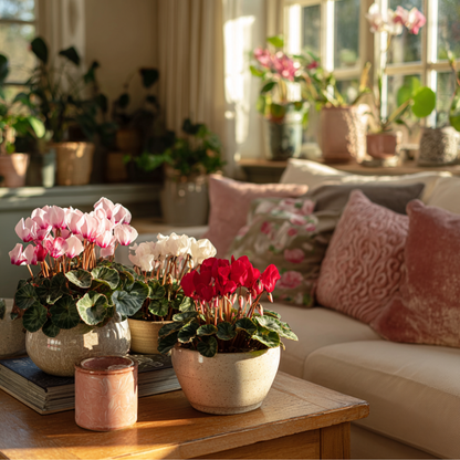 Out Of Category Garden Plants Persiskt Cyklamen - Set Om 6 - Cyclamen Persicum - Höjd 10-20Cm - ⌀9Cm