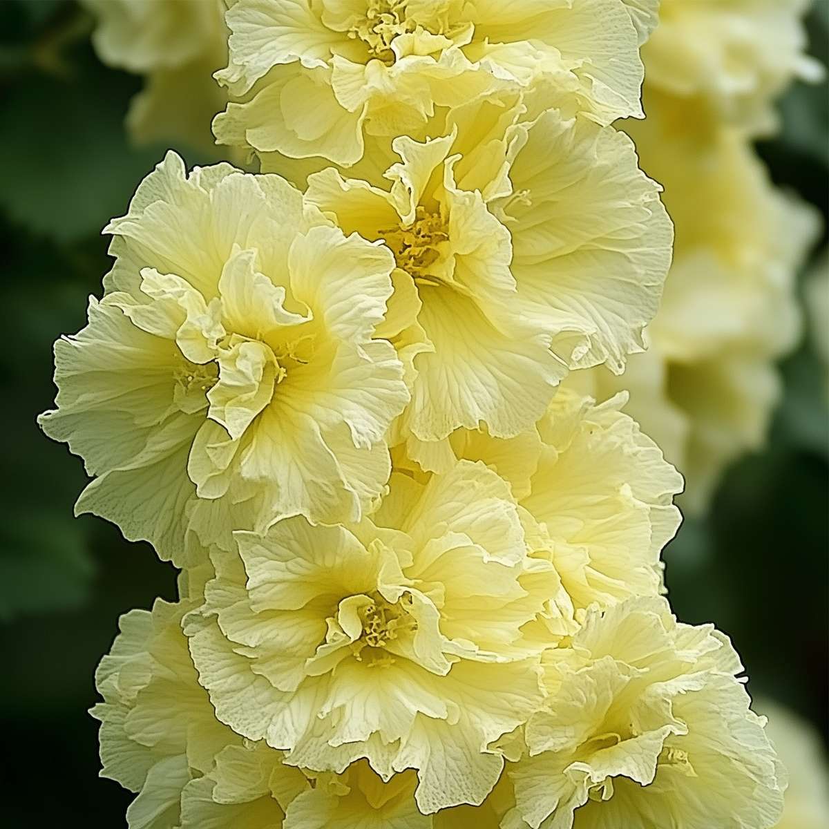 Other Garden Plants Stockros - Set Om 6 - Alcea Rosea - Höjd 25-40Cm - ⌀9Cm