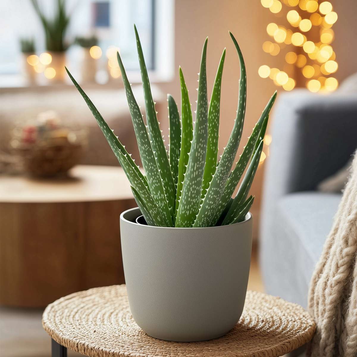 Out Of Category Houseplants Aloe Vera - Set Om 3 - Aloe Barbadensis - Höjd 25-40Cm - ⌀10,5Cm