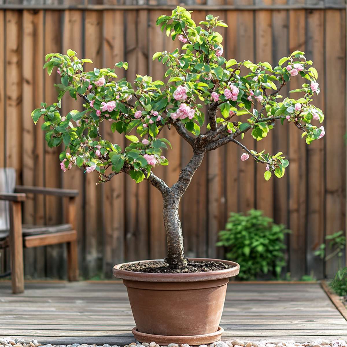 Fruit Trees Persikaträd - Set Om 2 - Prunus 'Bonanza' - Höjd 60-70Cm - ⌀15Cm