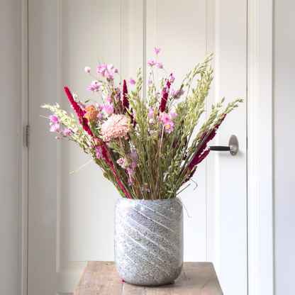 Dried Flowers Bukett 'Trendy Lucky Love' - Torkade Blommor - Höjd 55Cm