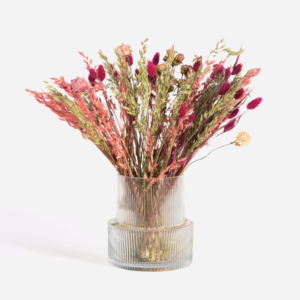 Florastore Bukett 'Loose Fit Lady Bird' - Torkade Blommor - Höjd 50Cm