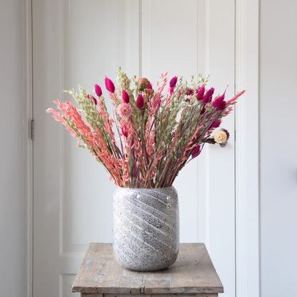 Dried Flowers Bukett 'Loose Fit Lady Bird' - Torkade Blommor - Höjd 50Cm