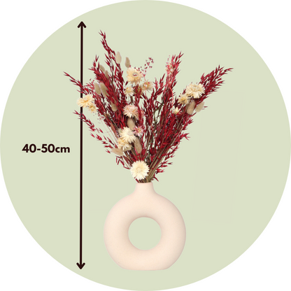 Dried Flowers Bukett 'Loose Fit Lady Bird' - Torkade Blommor - Höjd 50Cm