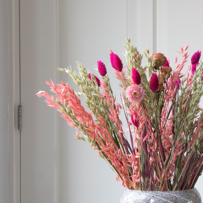 Dried Flowers Bukett 'Loose Fit Lady Bird' - Torkade Blommor - Höjd 50Cm