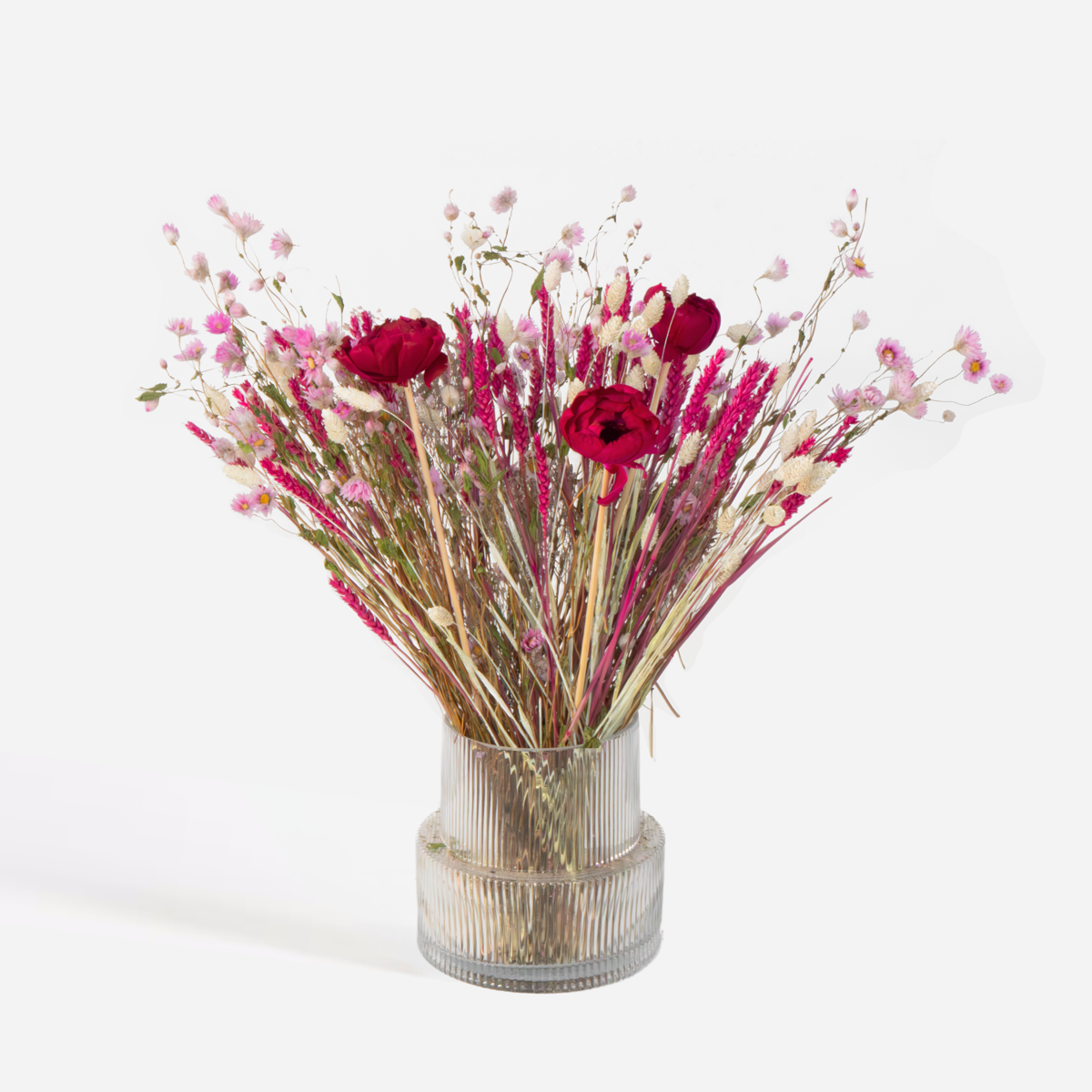 Dried Flowers Bukett 'Flourish Love' - Torkade Blommor - Höjd 50Cm