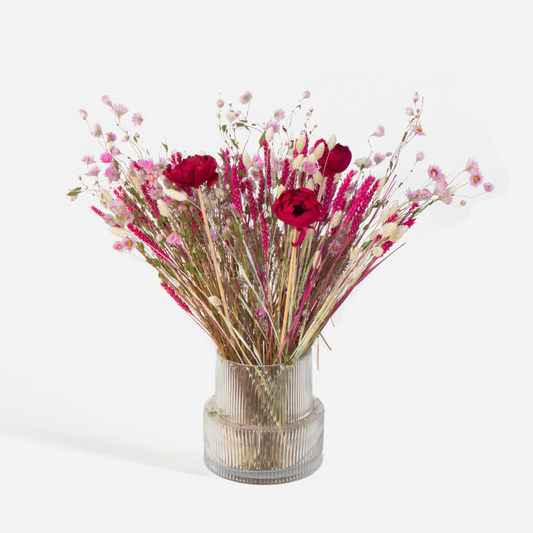 Dried Flowers Bukett 'Flourish Love' - Torkade Blommor - Höjd 50Cm