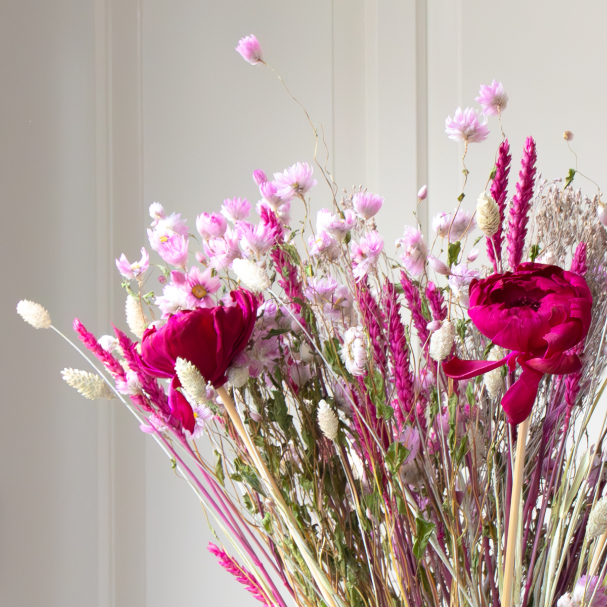 Dried Flowers Bukett 'Flourish Love' - Torkade Blommor - Höjd 50Cm
