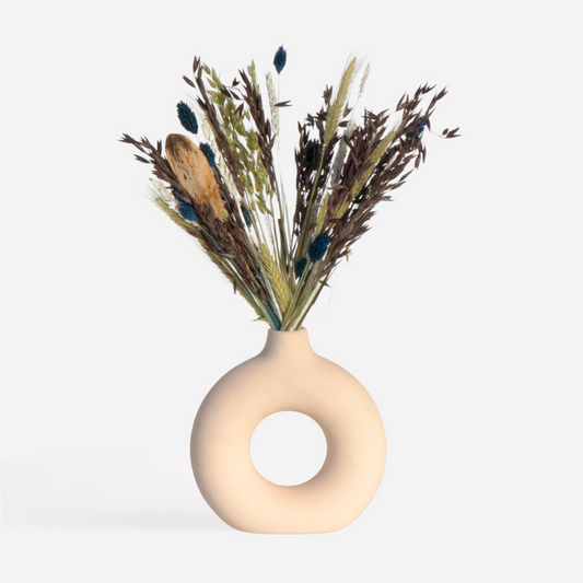 Dried Flowers Bukett 'Ocean Breeze' - Torkade Blommor - Höjd 35Cm