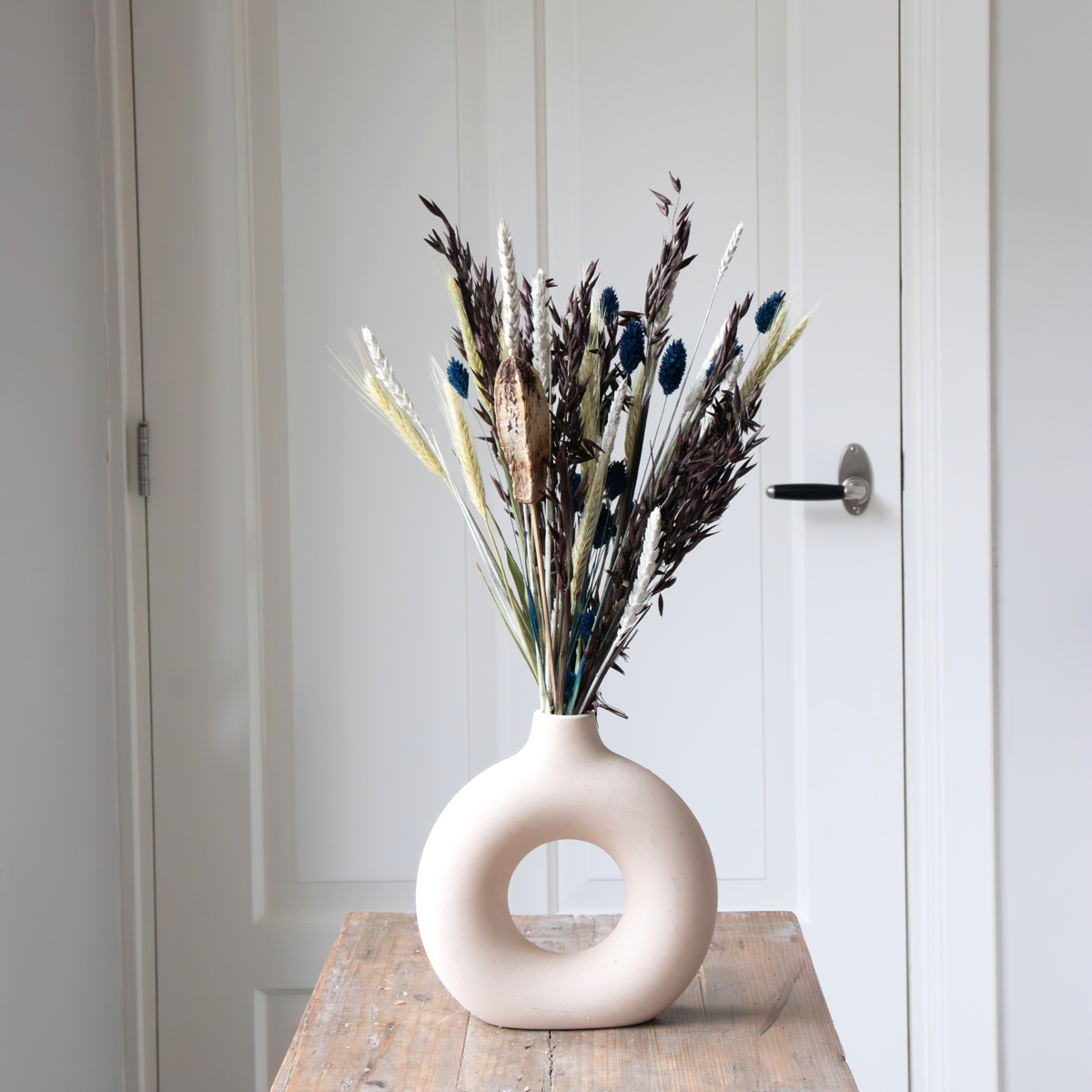 Dried Flowers Bukett 'Ocean Breeze' - Torkade Blommor - Höjd 35Cm