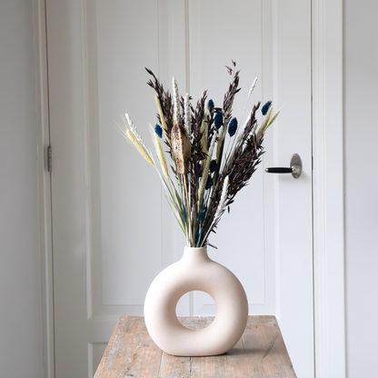 Dried Flowers Bukett 'Ocean Breeze' - Torkade Blommor - Höjd 35Cm