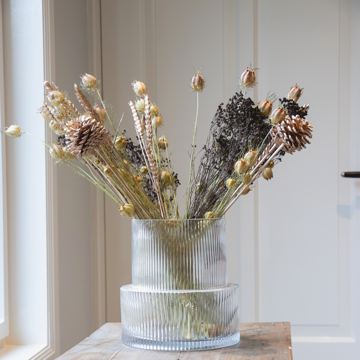 Dried Flowers Bukett 'Drummer' - Torkade Blommor - Höjd 50Cm