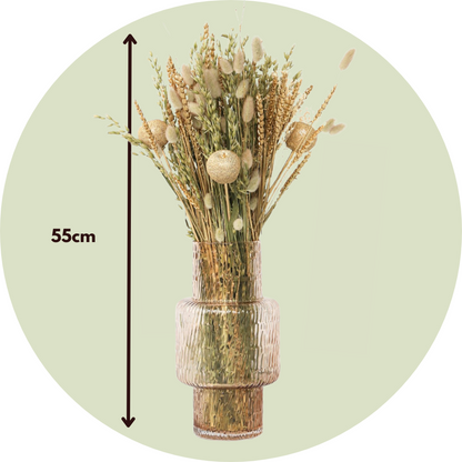 Dried Flowers Bukett 'Large Angel' - Torkade Blommor - Höjd 55Cm