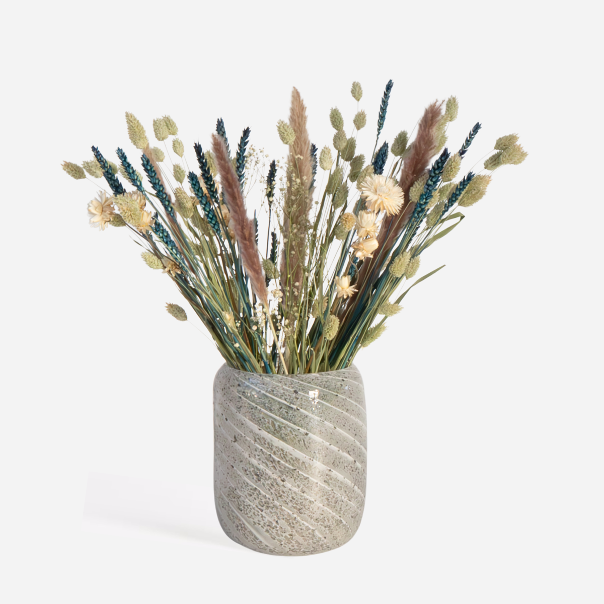 Dried Flowers Bukett 'Trendy Cool' - Torkade Blommor - Höjd 55Cm