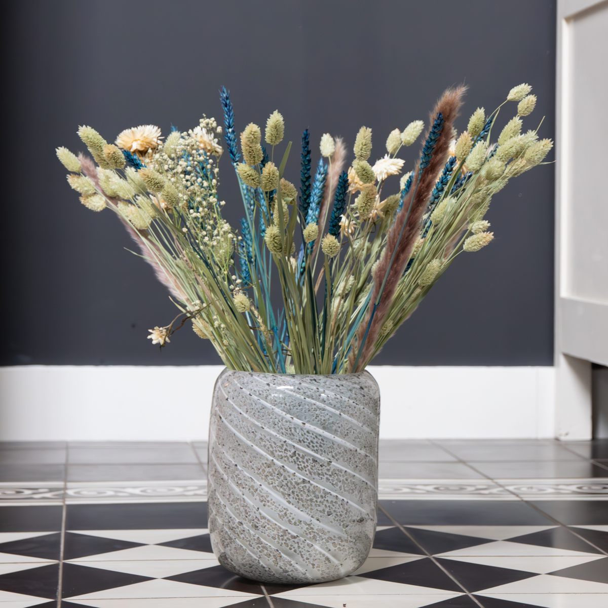 Dried Flowers Bukett 'Trendy Cool' - Torkade Blommor - Höjd 55Cm