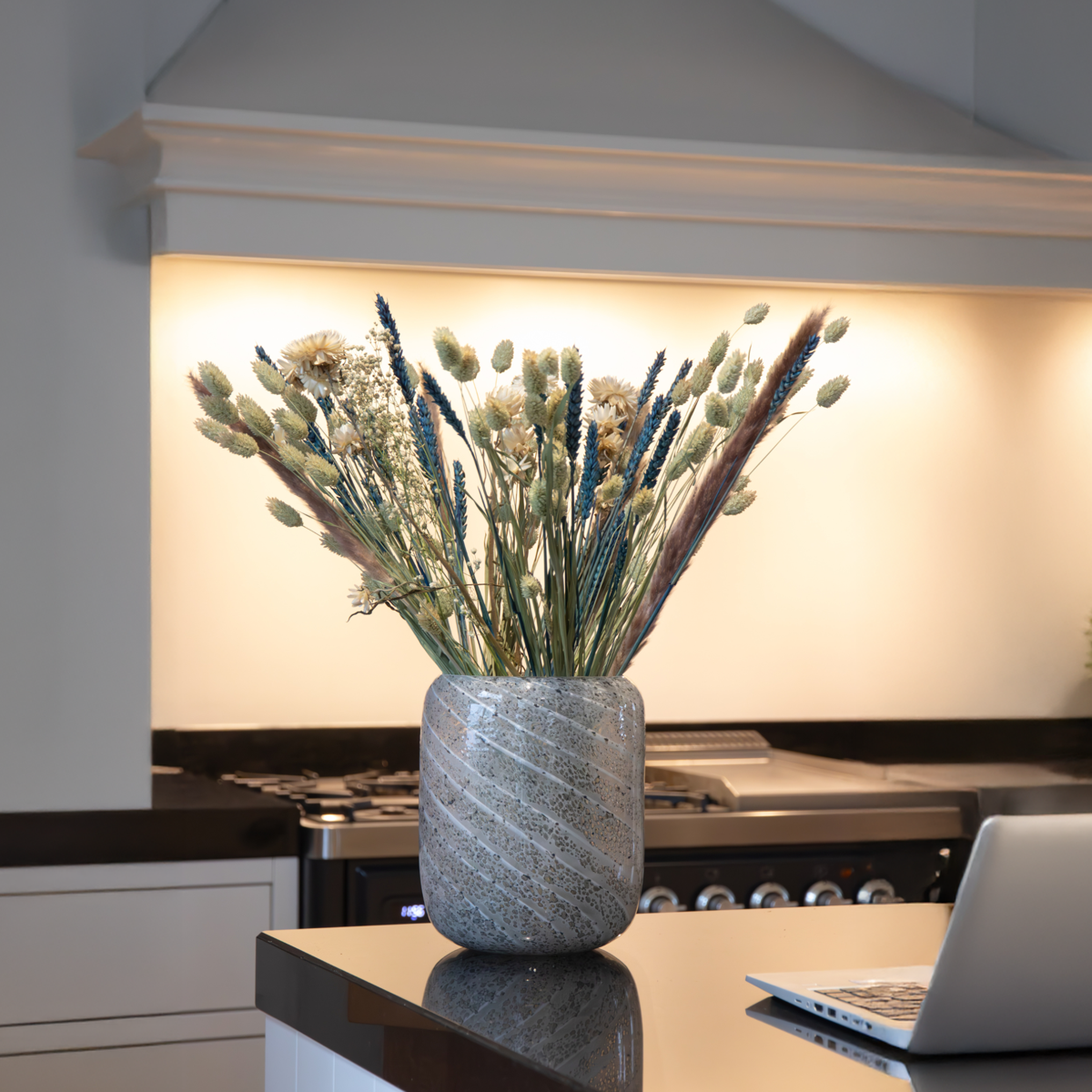 Dried Flowers Bukett 'Trendy Cool' - Torkade Blommor - Höjd 55Cm