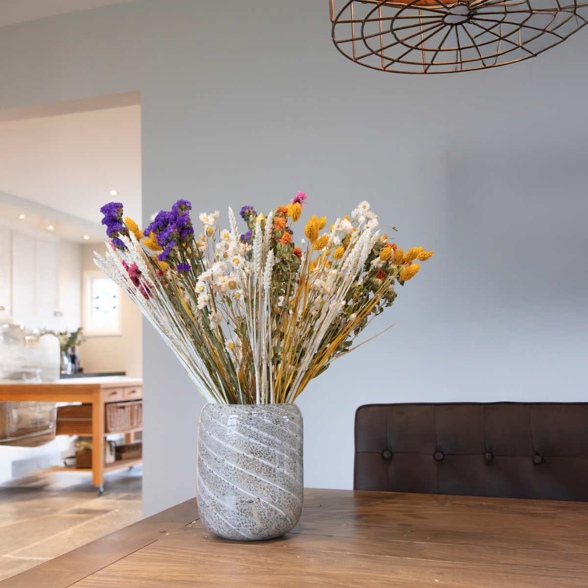 Dried Flowers Bukett 'Patrice' - Torkade Blommor - Höjd 55Cm