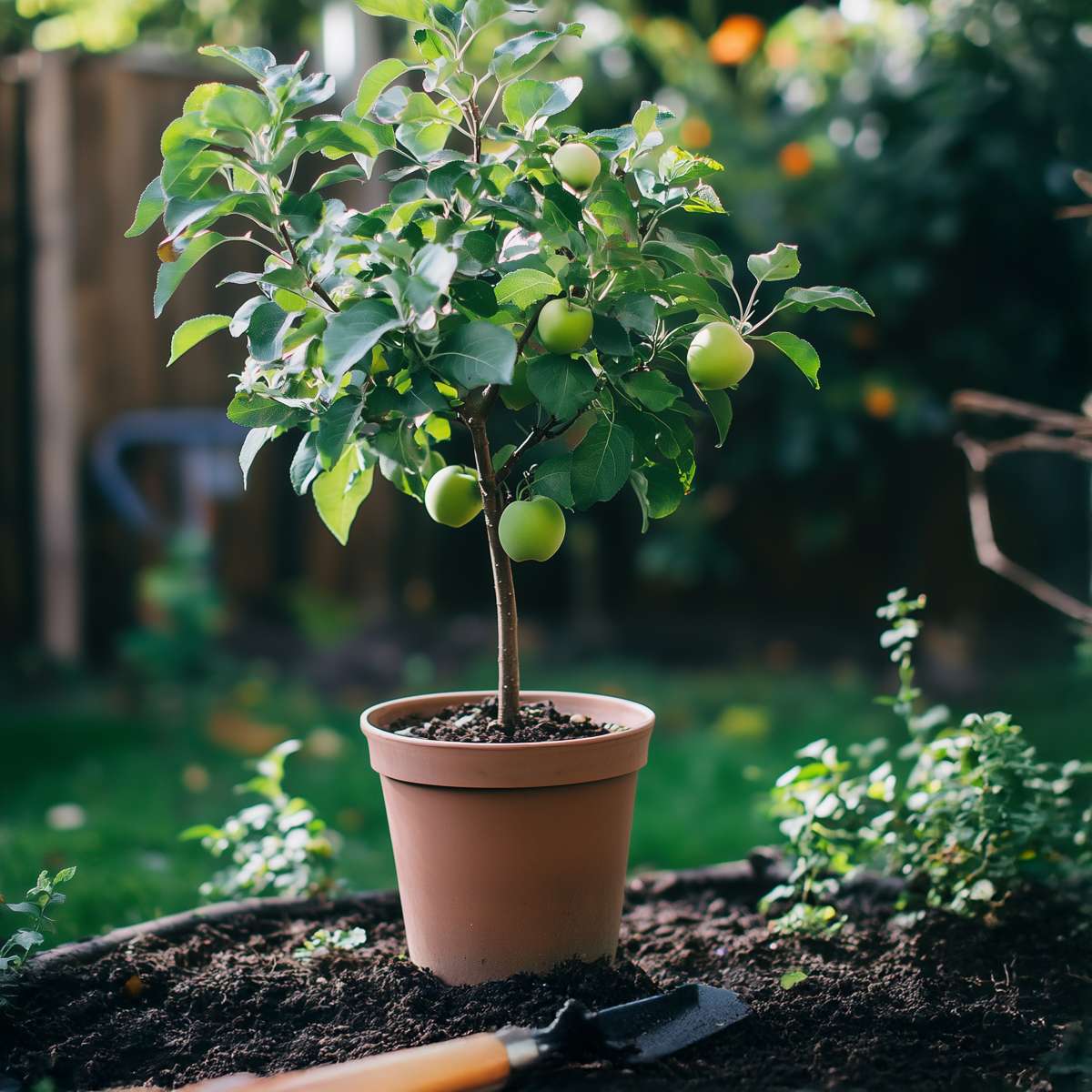Fruit Trees Äppelträd - Set Om 2 - Malus - Höjd 60-80Cm - ⌀15Cm