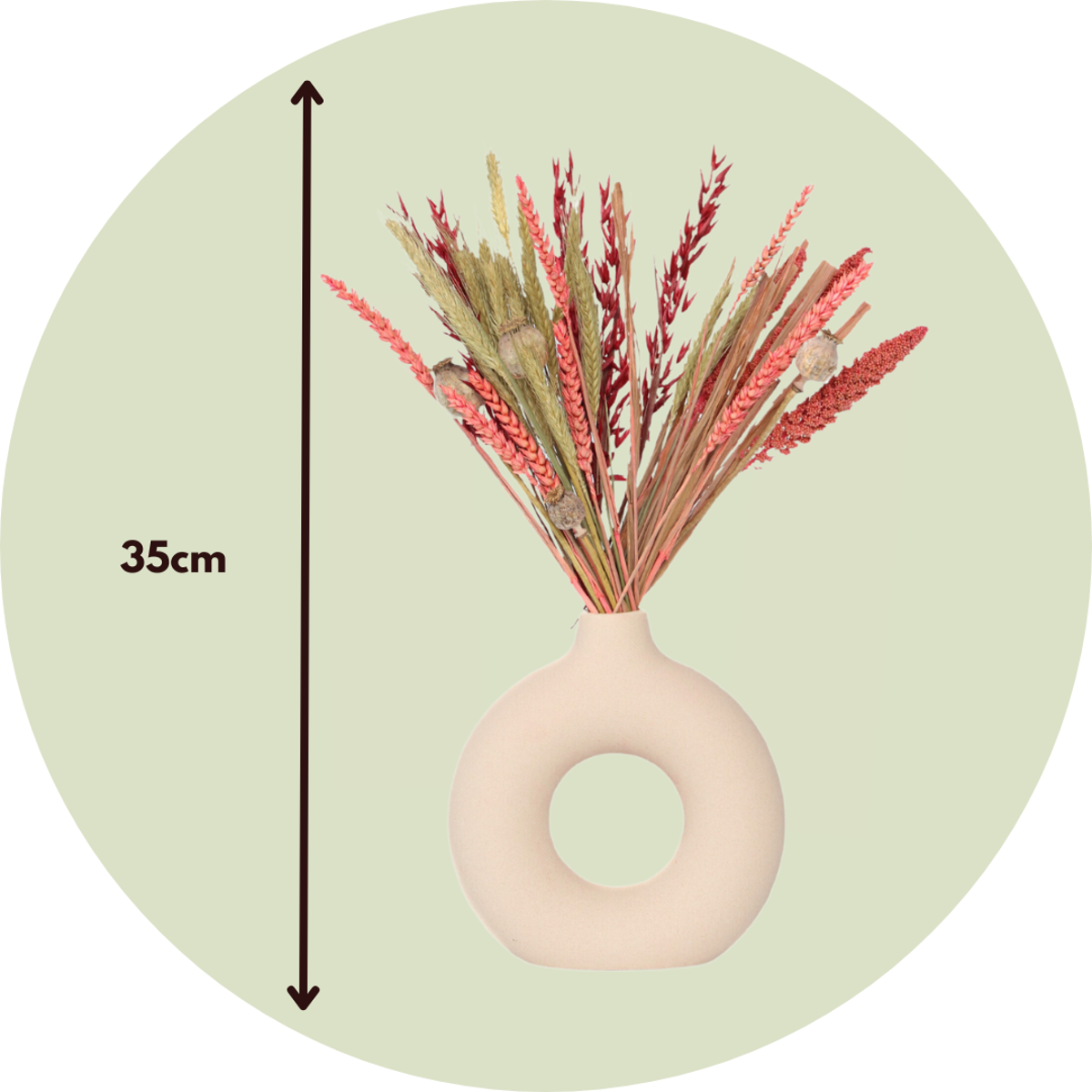 Dried Flowers Torkade Blommor - Bukett 'Dining Sweetheart' - Torrblommor