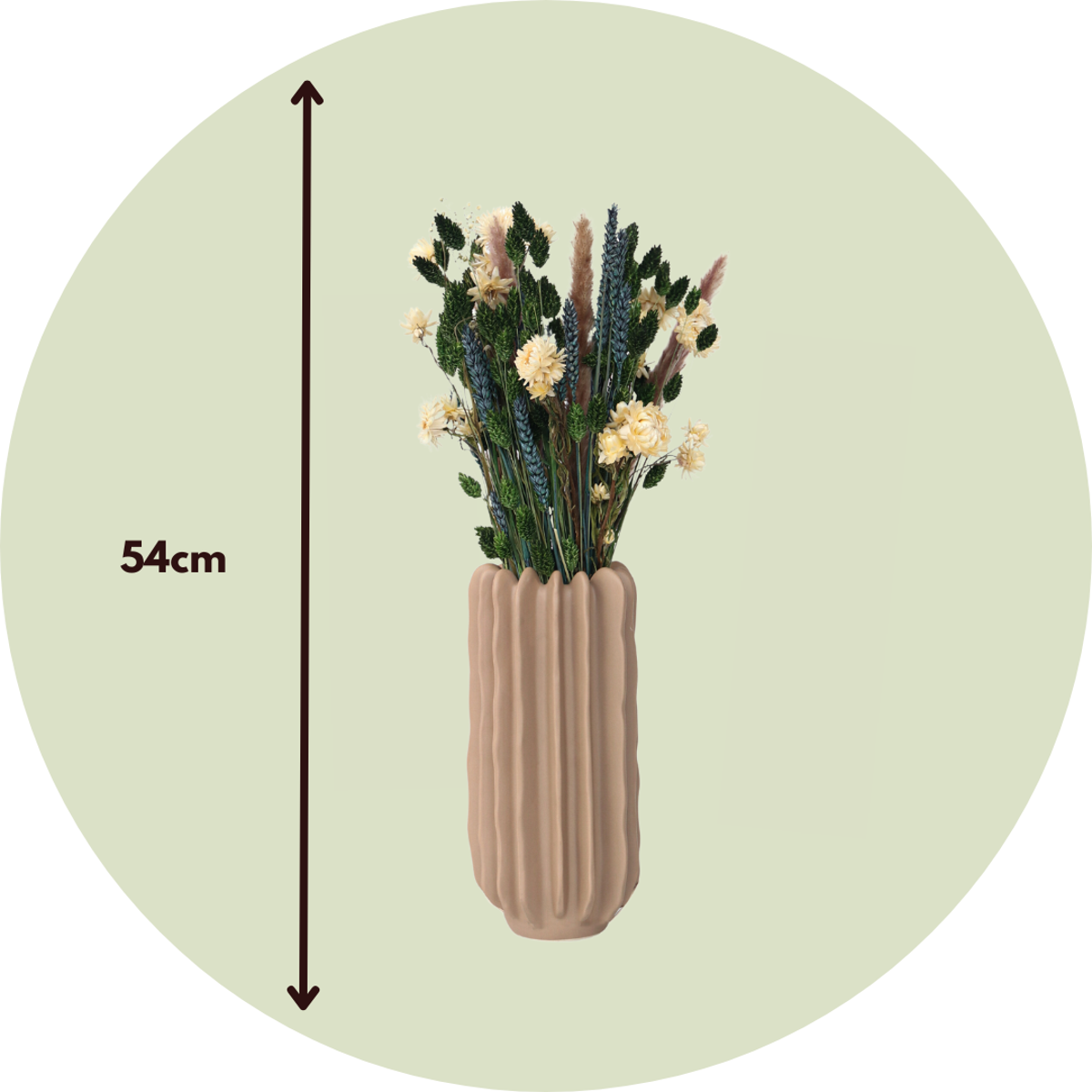 Dried Flowers Torkade Blommor - Bukett 'Trendy Comfort' - Torrblommor