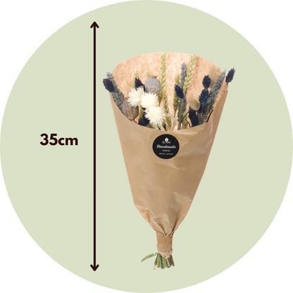 Dried Flowers Torkade Blommor - Bukett 'Ocean Blue' - Torrblommor