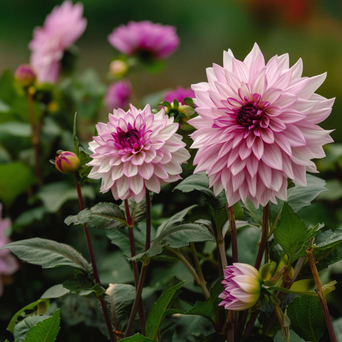 Dahlialökar - Sæt Om 3 - Dahlia 'Café Au Lait Royal' - Blomlökar