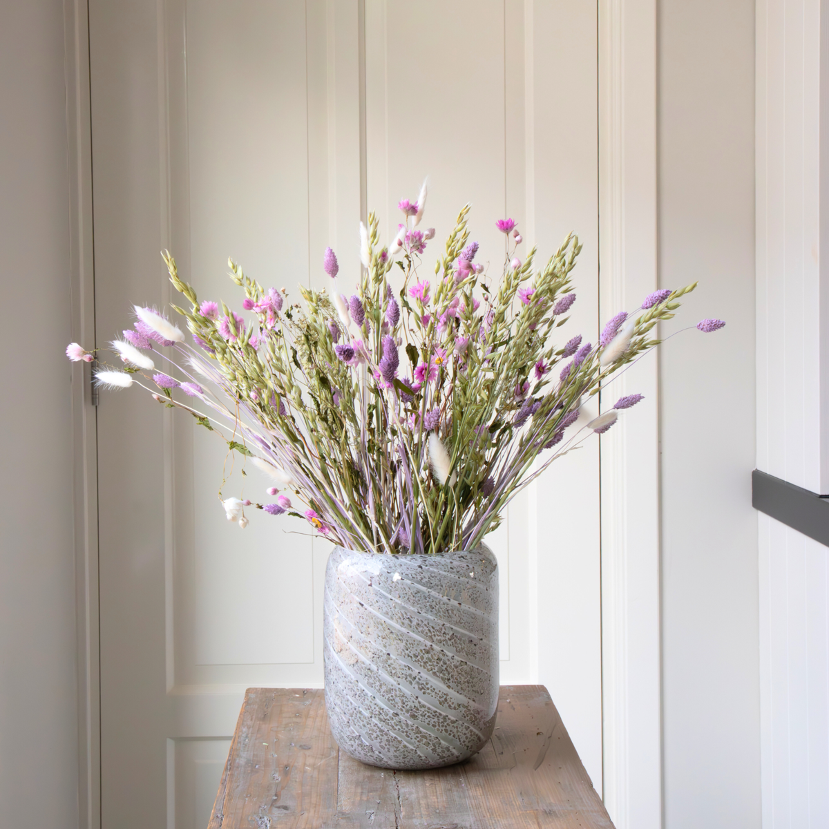 Dried Flowers Torkade Blommor - Bukett 'Trendy Pastel Palette' - Torrblommor