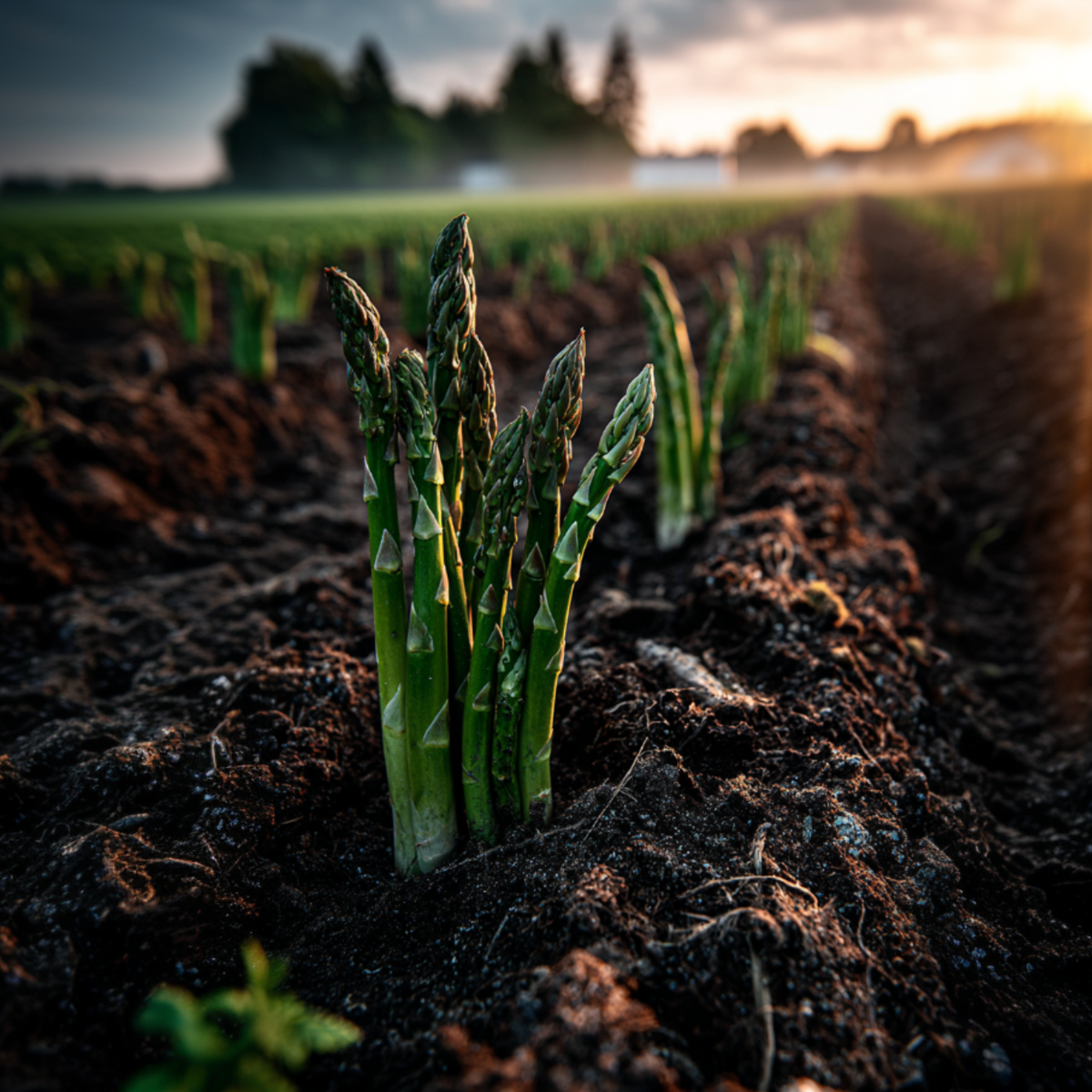 Other Types Of Flower Bulbs Grön Sparris - Set Om 3 - Asparagus 'Gijnlim' - Rhizomer - Grön