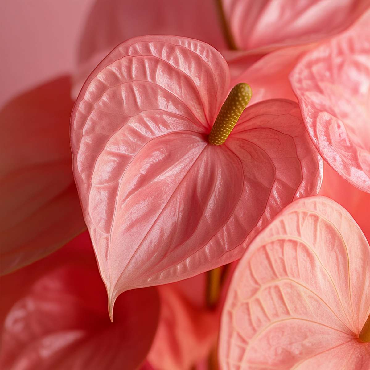 Blooming Houseplants Rosenkalla - Anthurium 'Colorado Pink' - Höjd 40-55Cm - Ø14Cm