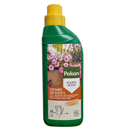 Florastore Pokon Flytande Gödsel För Terrass- Och Balkongväxter – 500 Ml