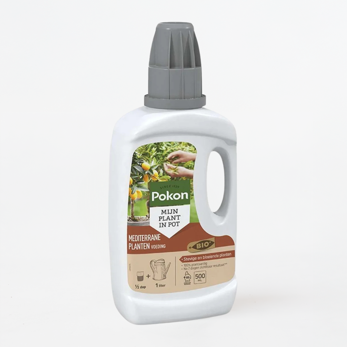 Plant Food Pokon - Flytande Gödselmedel För Medelhavsväxter - 500 Ml