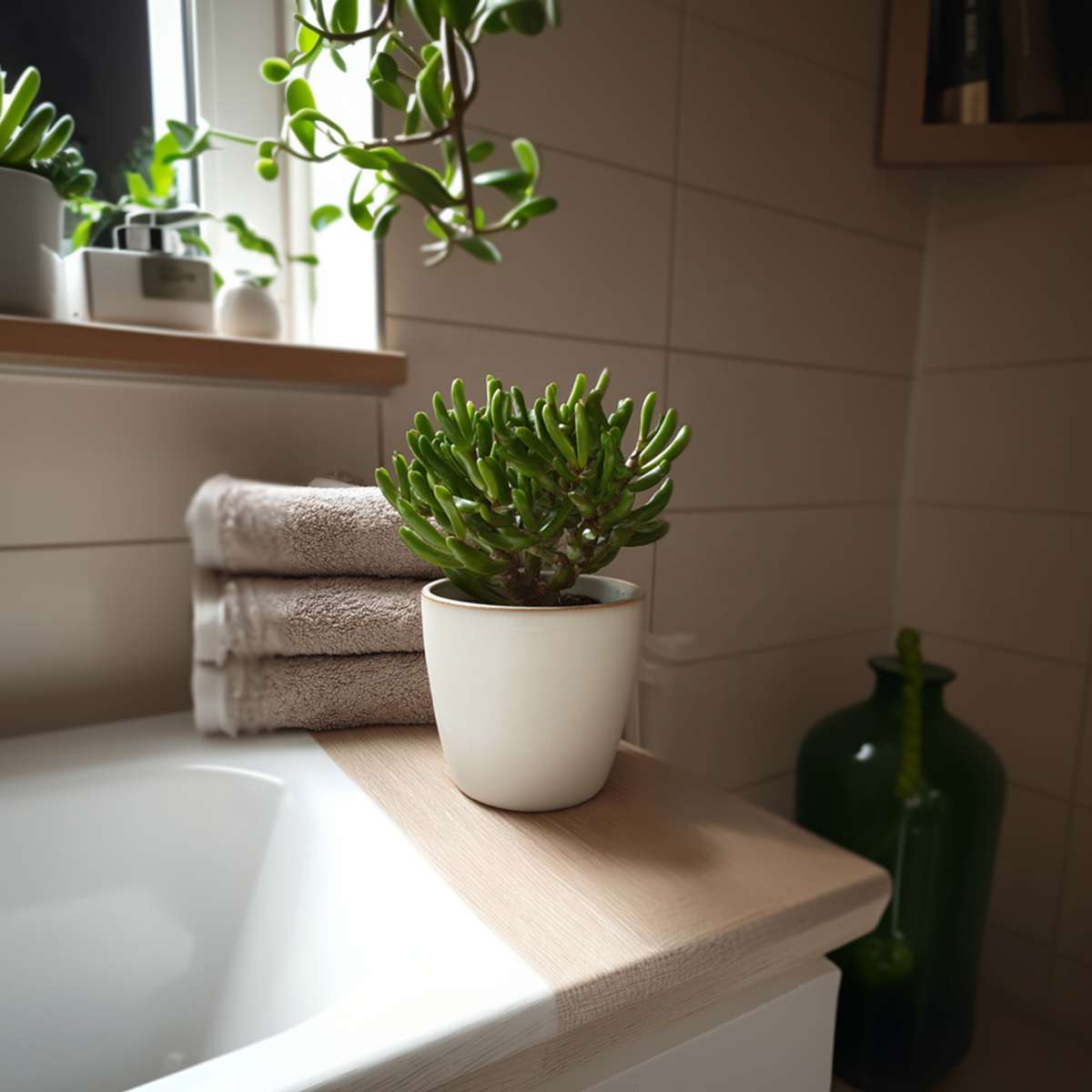 Succulents Paradisträd - Crassula Ovata 'Gollum' - Höjd 15-25 Cm - Kruka 12 Cm