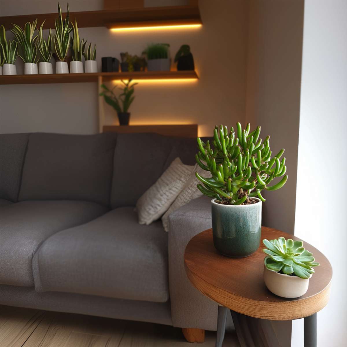 Succulents Paradisträd - Crassula Ovata 'Gollum' - Höjd 15-25 Cm - Kruka 12 Cm